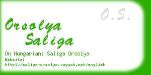 orsolya saliga business card